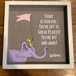 Dr. Seuss Oh! The places you’ll go Wall sign